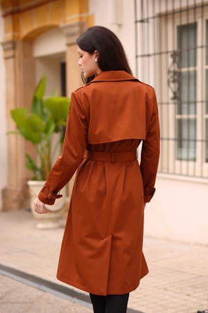 Nicole Cotton Trench Coat from GAÂLA