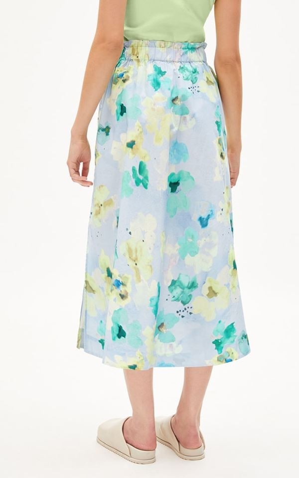 Skirt Aaimemi Aqua Floral from Het Faire Oosten