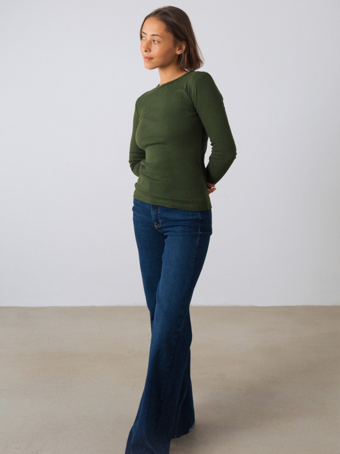 Geribde longsleeve from Honest Basics