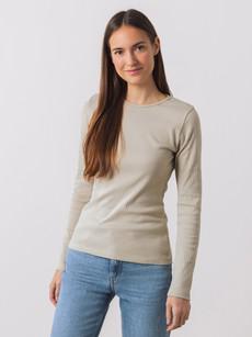 Geribde longsleeve via Honest Basics