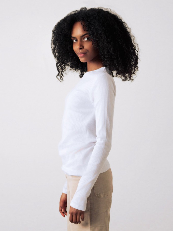 Geribde longsleeve from Honest Basics