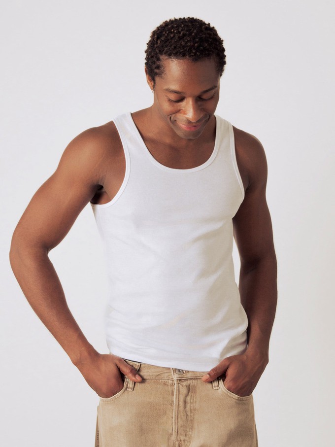 Ribbed tank top 2-pack from Honest Basics