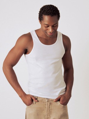 Ribbed tank top 2-pack from Honest Basics