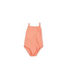 Mara One-Piece – Mandarine Stripe via Ina Swim