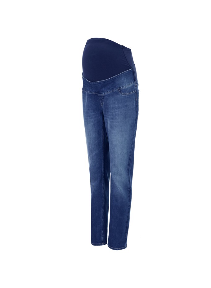 Over the Bump Organic Cotton Maternity Boyfriend Jeans from Isabella Oliver