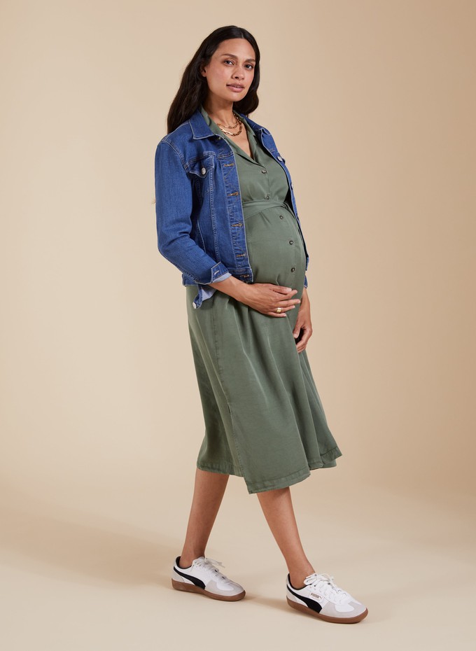 Kelsy Maternity Dress with TENCEL™ from Isabella Oliver