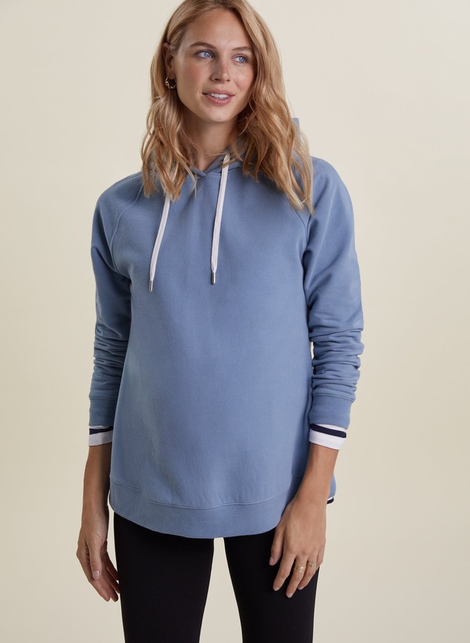 Maisie Organic Maternity Hoodie from Isabella Oliver