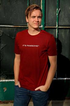 T-shirt Resie Burgundy via IT'S PAWSOME