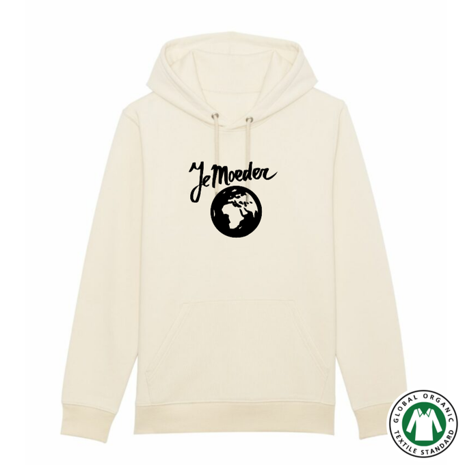 BIO Hoodie -Nieuw Logo- verschillende kleuren (UNISEX) from Je Moeder