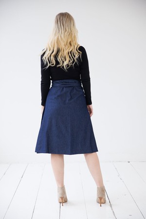 NEW! Denim Wrap Skirt from JULAHAS