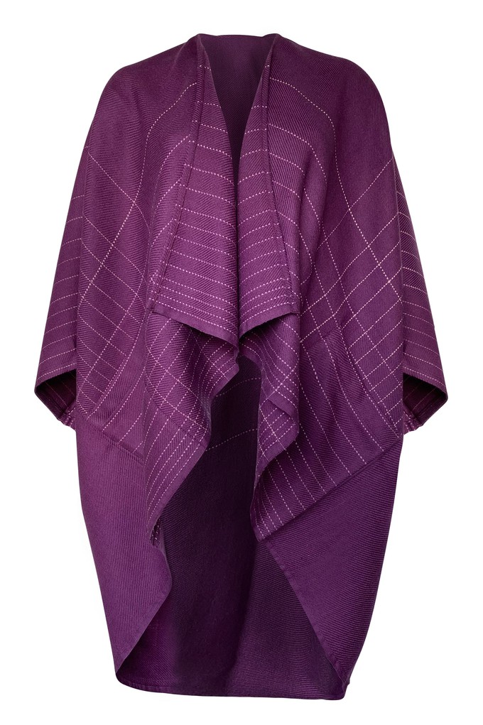 Wool Kimono Warm Plum from JULAHAS