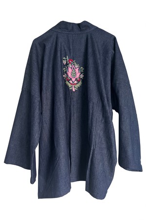 NEW! Embroidered Belted Overlay Denim from JULAHAS