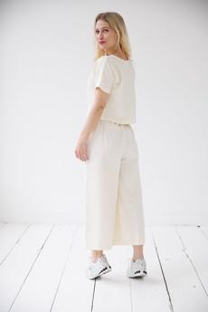 NEW! Cotton Hemp Pants Off-White via JULAHAS