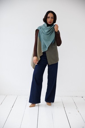 NEW! Cotton Cape Equal Teal from JULAHAS