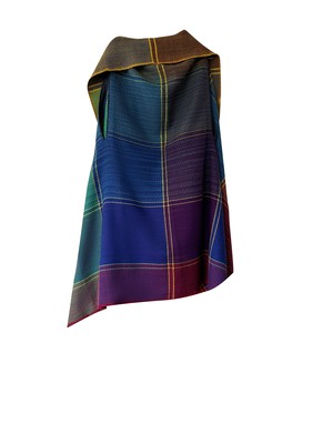 NEW! PLAID Wool Cape Joy JULAHAS+ from JULAHAS