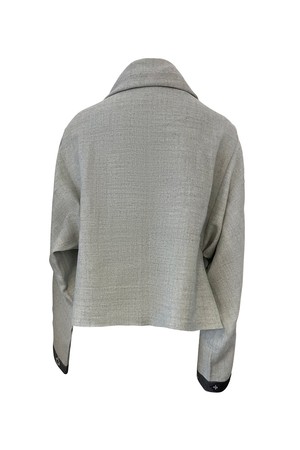 NEW! Wool Cape Coat Cocoon Silver from JULAHAS