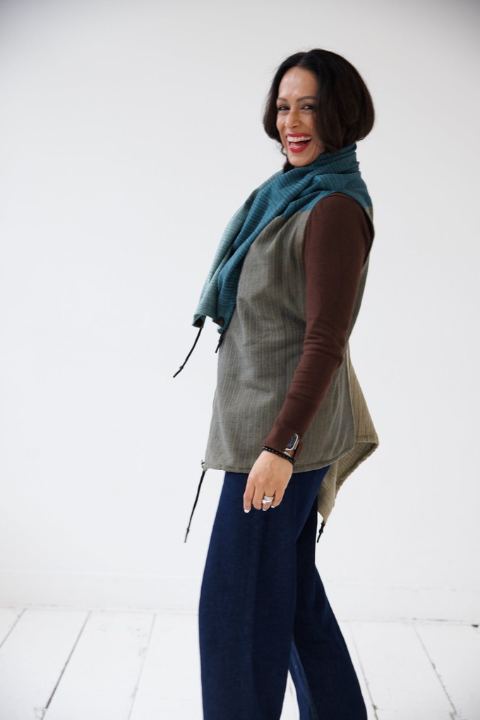 NEW! Cotton Cape Equal Teal from JULAHAS