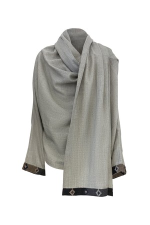 NEW! Wool Cape Coat Cocoon Silver from JULAHAS