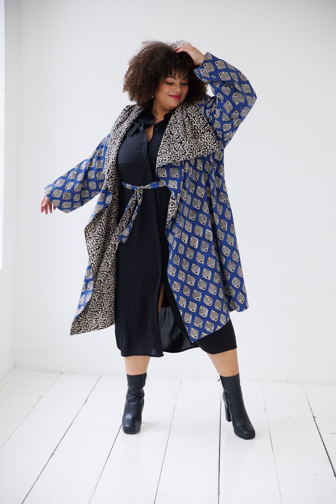 NEW! Reversible Cotton Coat Indigo from JULAHAS