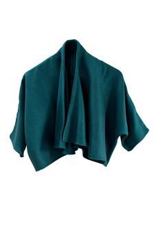 NEW! Wool Silk Waterfall Bolero Teal via JULAHAS