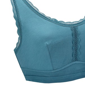 Georgia - Silk Back Support Full Coverage Wireless Organic Cotton Bra from JulieMay Lingerie