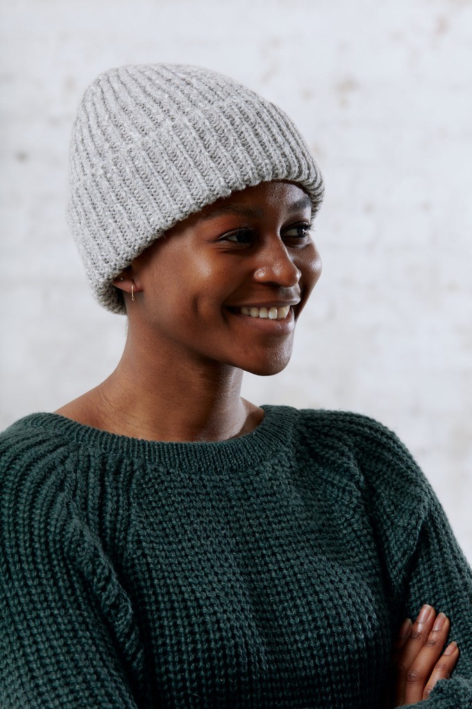 Baby Alpaca Hat Ayacucho Grey from Jyoti - Fair Works