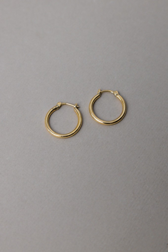 Hoop earrings Goal brass from Jyoti - Fair Works