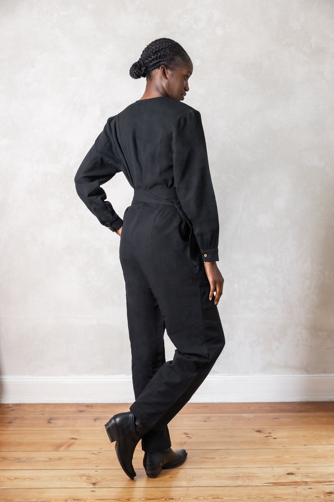 Organic Cotton Jumpsuit Keerthi Black from Jyoti - Fair Works