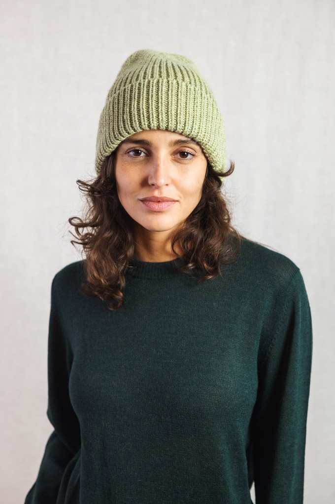 Baby Alpaca Hat Ayacucho Lime Green from Jyoti - Fair Works