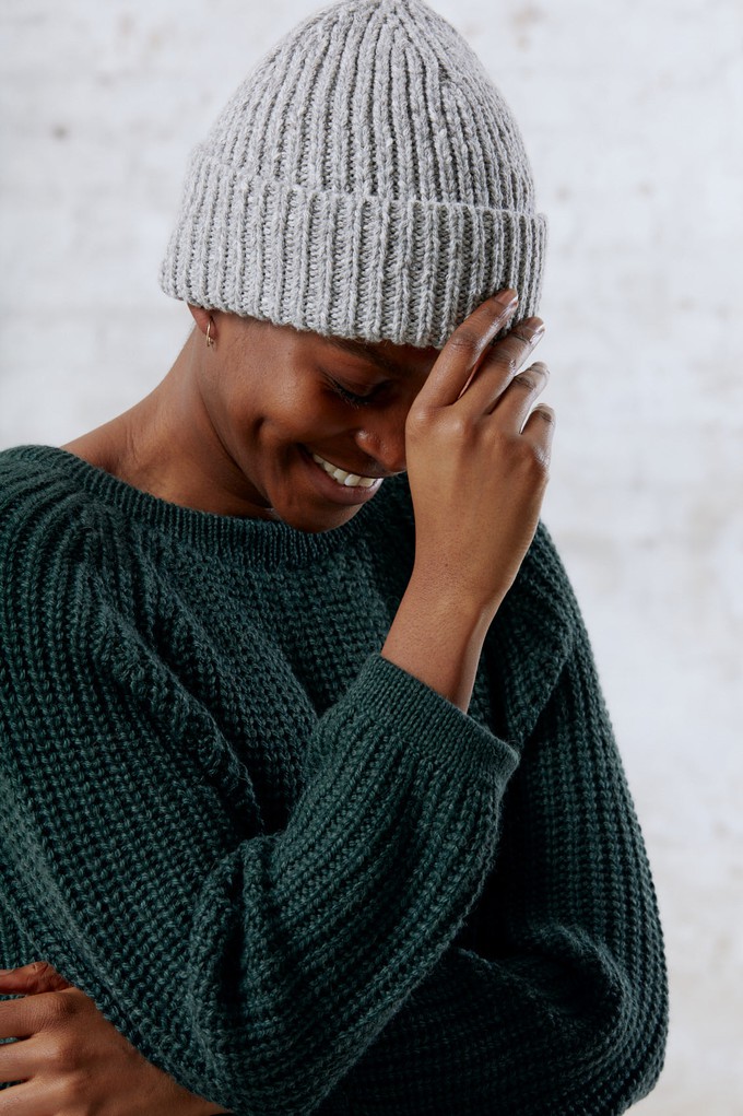 Baby Alpaca Hat Ayacucho Grey from Jyoti - Fair Works