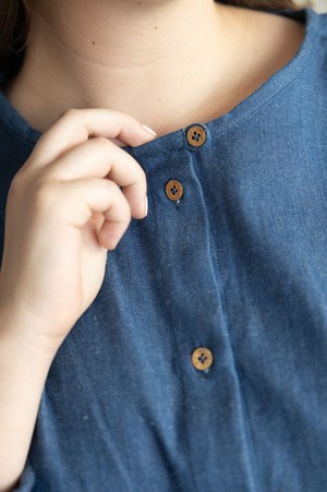 Blouse Nishi  Denim from Jyoti - Fair Works