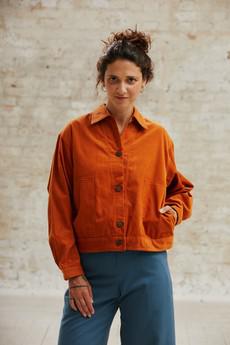 Organic Cotton Corduroy Jacket Khajana Bernstein via Jyoti - Fair Works