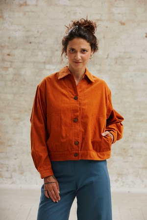 Organic Cotton Corduroy Jacket Khajana Bernstein from Jyoti - Fair Works