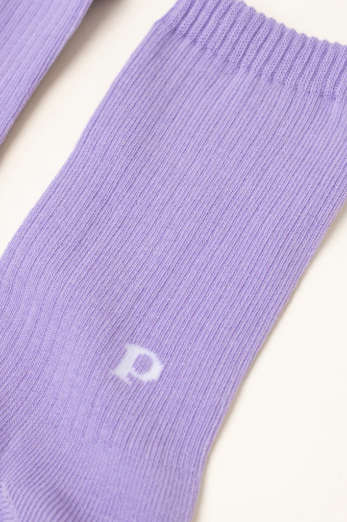 Popeia Organic Cotton Socks The Casual Purple from Jyoti - Fair Works