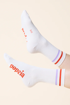 Popeia Organic Cotton Socks The Sporty Stripes from Jyoti - Fair Works