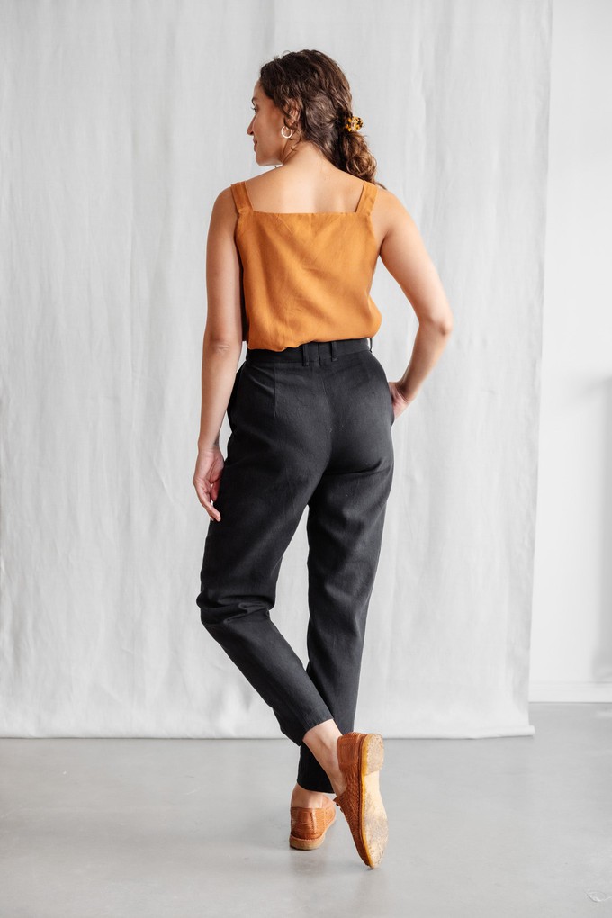 Organic Cotton Pants Suhrut Black from Jyoti - Fair Works