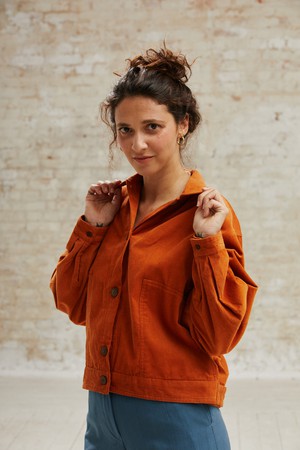 Organic Cotton Corduroy Jacket Khajana Bernstein from Jyoti - Fair Works