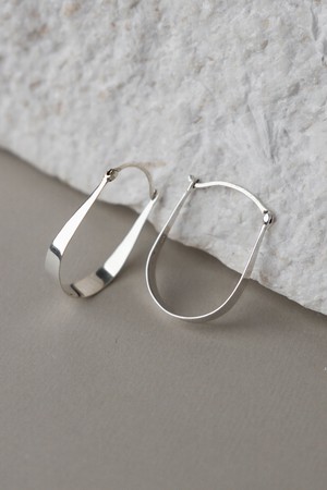 Hoop earrings Chooty Silver from Jyoti - Fair Works