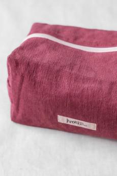 Cotton Toiletry Bag Phavvaara Old Pink via Jyoti - Fair Works