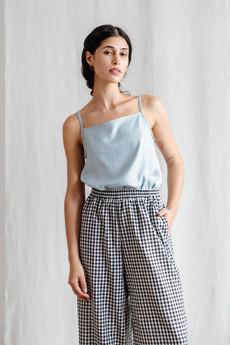 Modal Tank Top Leela Ice Blue via Jyoti - Fair Works