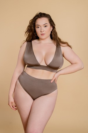 ACAYA BOTTOM Reversible in Arancione & Viola from Kaly Ora