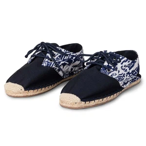 Blue Tribal Lace Up Espadrilles for Women from Kingdom of Wow!
