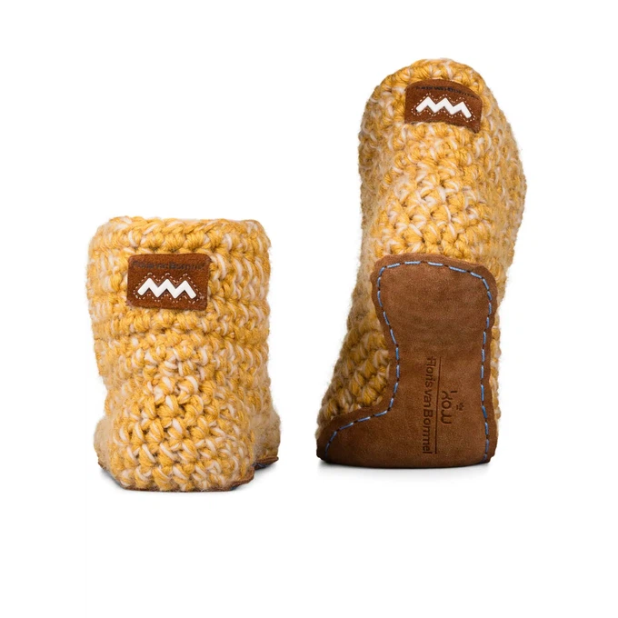 NEW Exclusive Floris x KOW Bamboo Wool Slippers in Butterscotch from Kingdom of Wow!