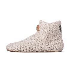 NEW Exclusive Floris x KOW Bamboo Wool Slippers in Chai via Kingdom of Wow!