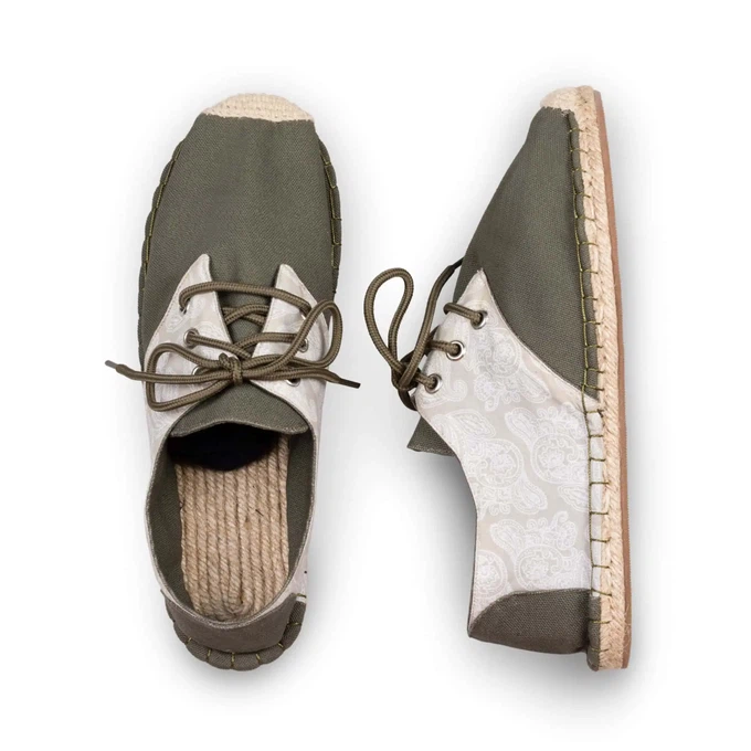 Boteh Lace Up Espadrilles for Men from Kingdom of Wow!