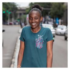 KASUKU Women Shirt via Kipepeo-Clothing