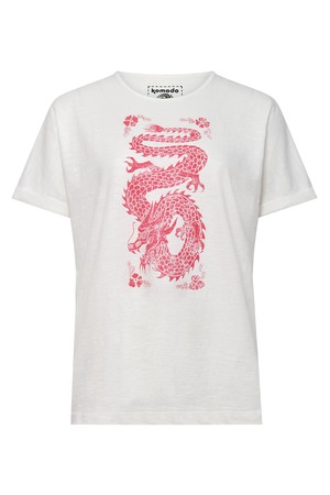 DRAGON - Organic Cotton Off White Tee from KOMODO