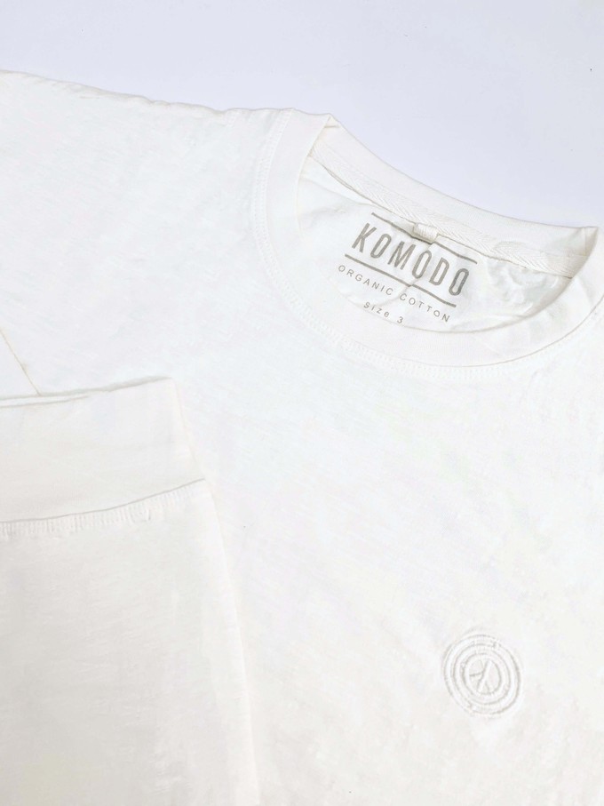 HAKON - GOTS Organic Cotton Tee Off White from KOMODO