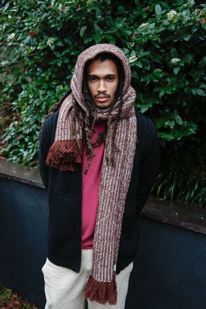 ERIN Wool Scarf - Chestnut from KOMODO