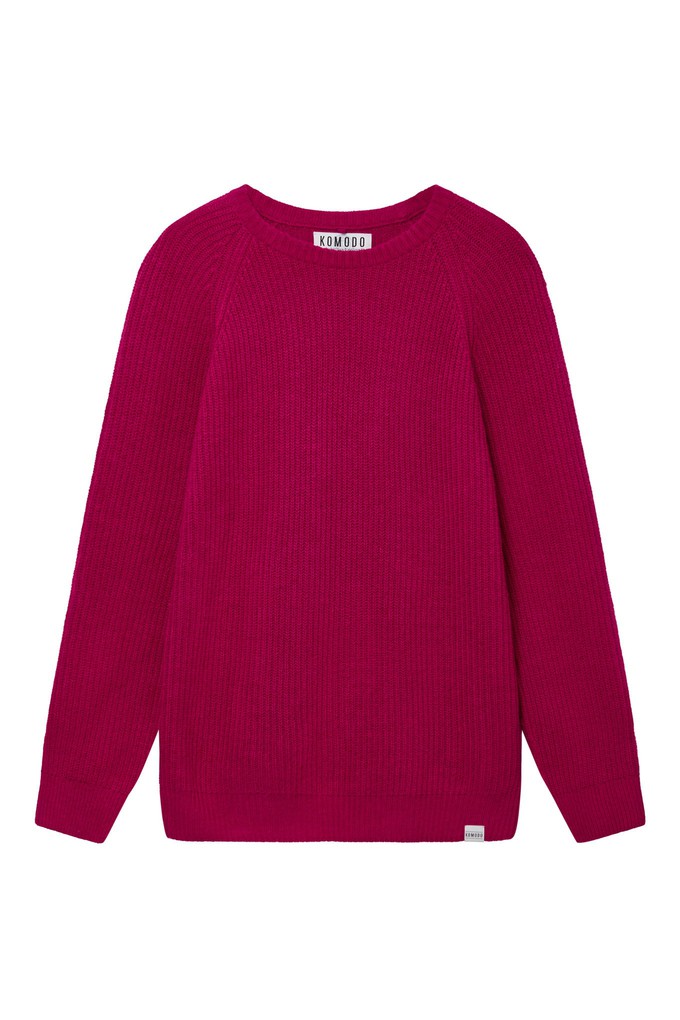 GIOVANNI Wool Blend Jumper - Fuschia from KOMODO